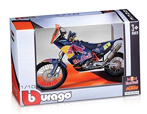 Bburago Plastic KTM 450 Rally Dakar Model, Pack of 1, Blue: Buy Online ...