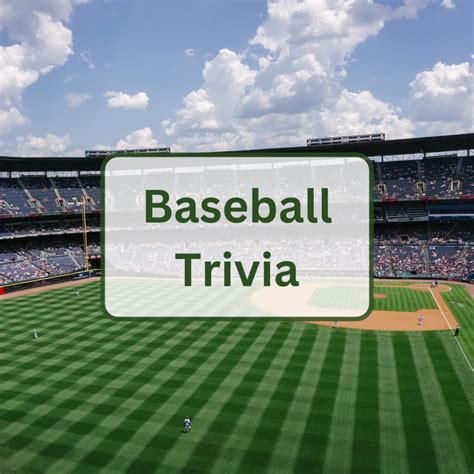 25 Legendary MLB Trivia Questions and Answers - Everything Trivia