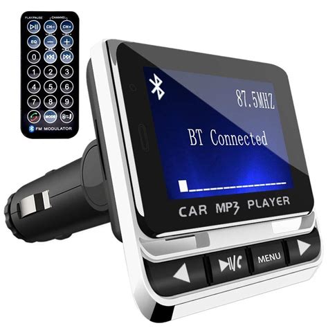 mmxo moiccimo Bluetooth FM Transmitter for Car, Wireless Radio Adapter ...