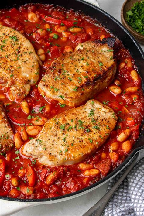 Spanish Pork Chops - Stephanie Kay Nutrition
