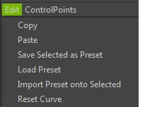 Curve Editor — NVIDIA HairWorks 1.2 documentation