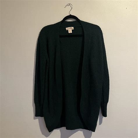 - jessica simpson dark green cardigan. -... - Depop