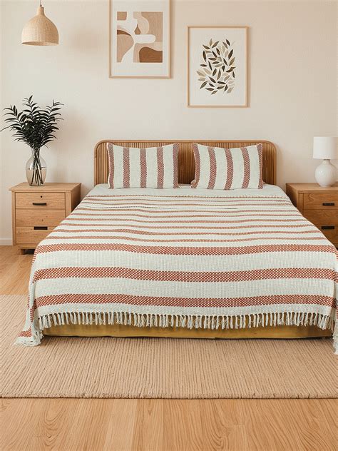 | Shivalik Double Bedcover (Rust)