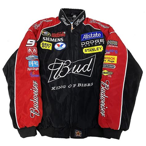 Nascar Racing Budweiser Black | F1 Jackets