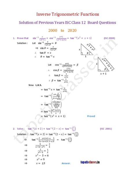 Image result for Trigonometry Pyqs