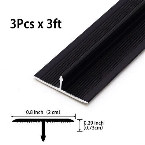 Rubber T Molding Transition Strip Aluminum T Molding Floor Transition ...