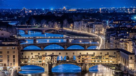 Ponte Vecchio Arch Bridge Florence Italy HD City Wallpapers | HD ...
