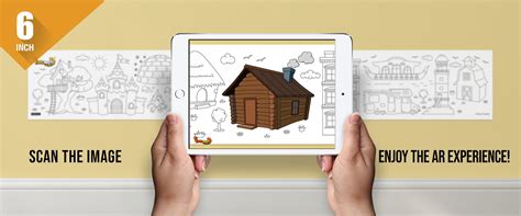 Types of Houses Reusable Colouring Roll (6 inch)-AR Enhanced Learning ...