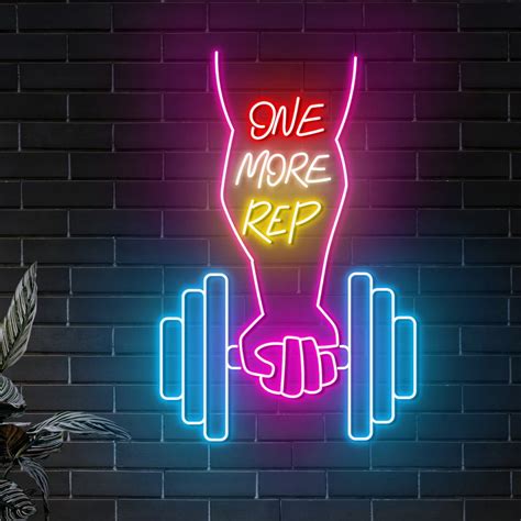 One More Rep Neon Sign – The MB Store