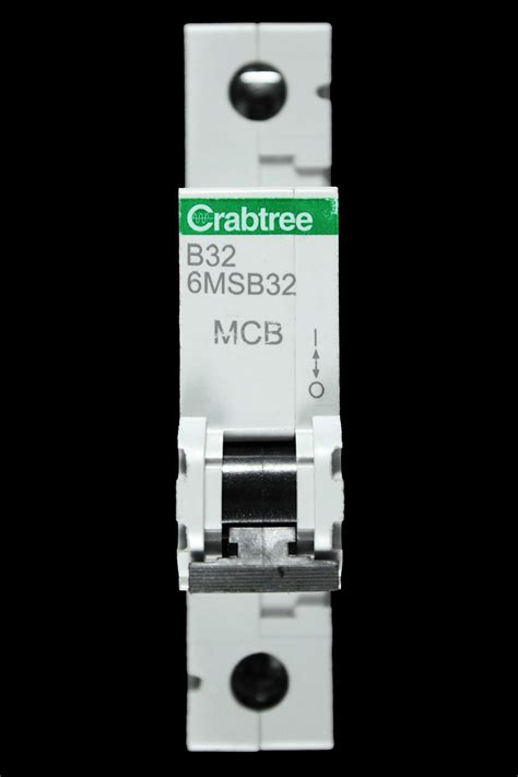 Buy Crabtree 6MSB32 Miniature Circuit Breaker (MCB) 32amp Type B ...