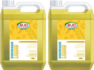 MJD Dish Cleaning Gel Non Acidic Dish-Washing Liquid (Yellow 10 Ltr ...