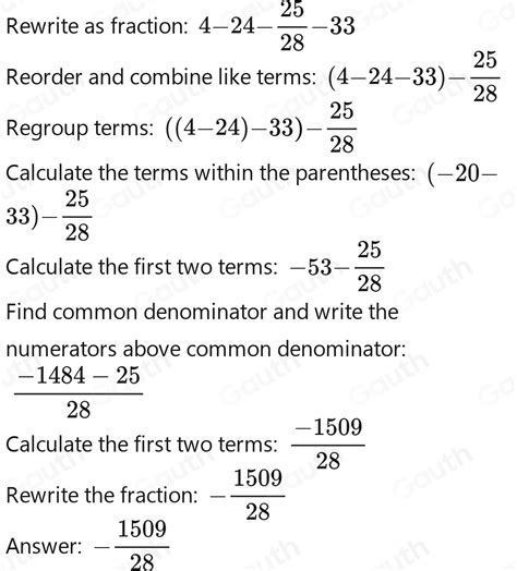 Solved: 4-24-25 / 28-33 [Math]