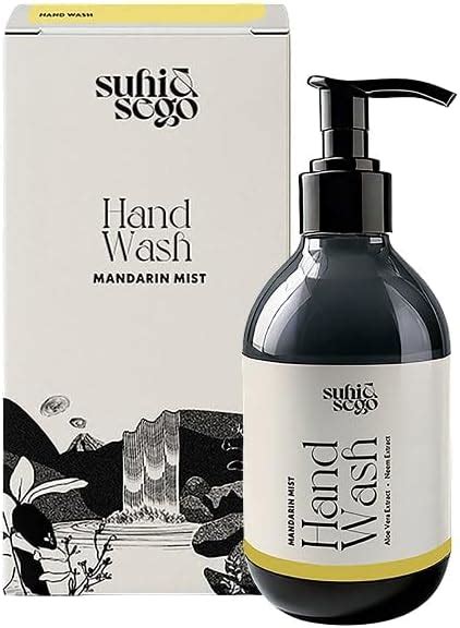 Suhi & Sego Mandarin Mist Hand Wash, Gentle, Moisturizing Liquid Soap ...