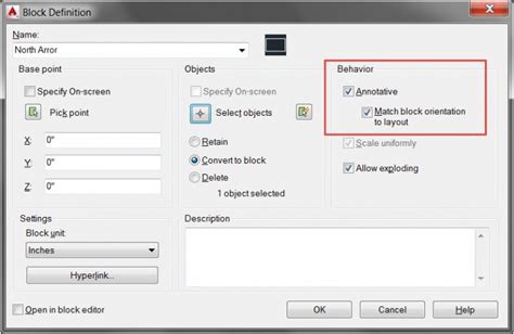 AutoCAD Annotative Object Tutorial 的图像结果