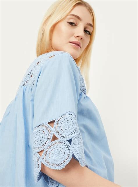 Buy Women Crochet Lace Tie-Up Top Online at just Rs. 899.0 ...