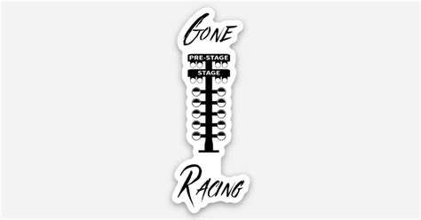 Gone Racing Magnet by Dennis Baudendistel | Magnets | Sticker Mule India
