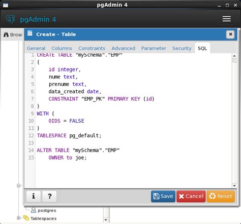 Image result for How to Create Table in PostgreSQL
