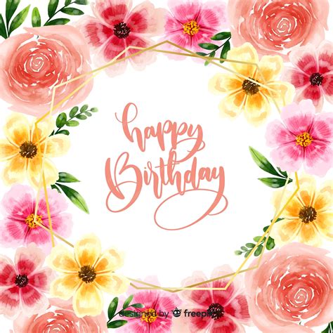 Happy Birthday Flowers Wallpapers