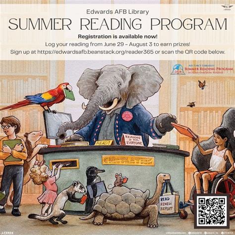 Summer Reading Program, Edwards Afb Library, 29 June to 30 June | AllEvents