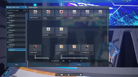 PSO2 NGS Bouncer Skill Tree 的图像结果