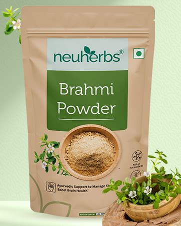 Neuherbs Brahmi Powder - 100g For Men & Women | Ayurvedic Care To ...