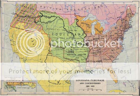Louisiana Purchase Map With States | semashow.com