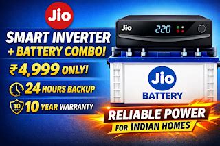The Jio Smart Inverter + Battery Combo: Affordable Power Backup for ...