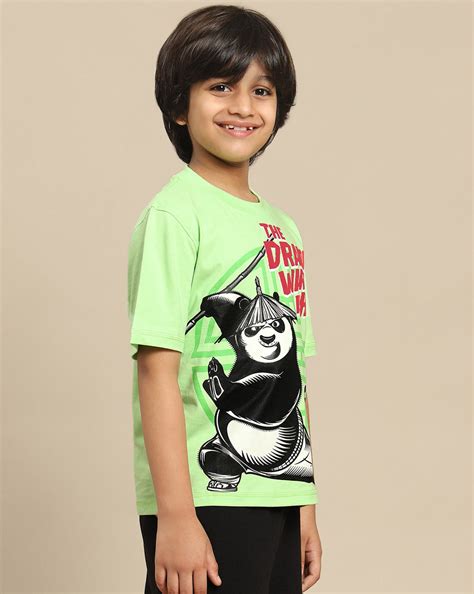 Kung Fu Panda Printed Oversize Tshirt For Boys – Kidsville