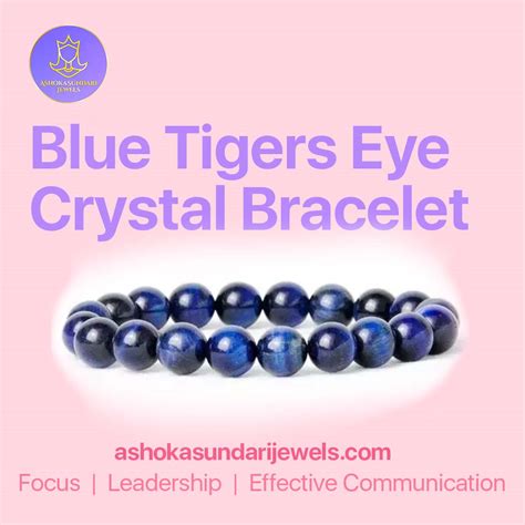 Real Blue Tigers / Hawks Eye Crystal Bracelet – Prizzzim