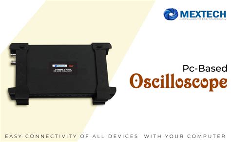 MEXTECH PC-Based Oscilloscope 20MHz 48MS/s USB 2 Channel Kit Computer ...