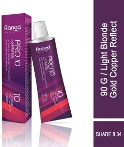 RAAGA PROFESSIONAL Pro 10 Express Permanent Hair Color Light Blonde ...