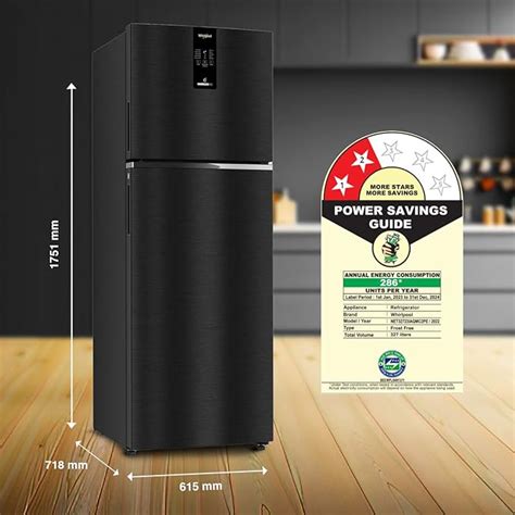 Whirlpool 327L Inverter Convertible Refrigerator (IFPRO INV CNV 375 Om ...