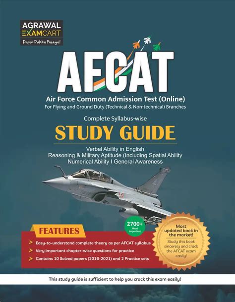 Examcart AFCAT (Air force Common Admission Test) Complete Syllabus-wise ...
