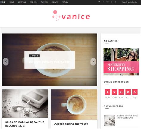 Image result for Free Blog Template Designs