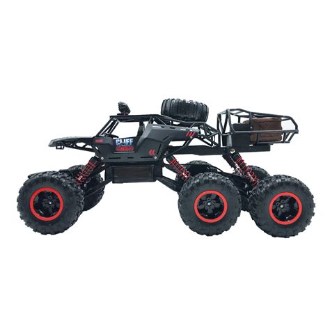 Cliff Crawler 6 Wheeled Off Road Remote Control Car Black 1:10 | The ...