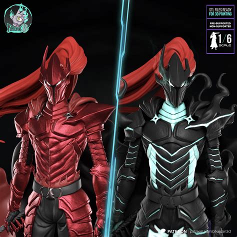 🎨 Blood-Red Commander Igris SOLO LEVELING - STL ready for 3D Printing ...