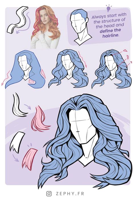 Long Hair Tutorial 的图像结果