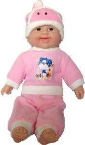 Chinmayi Cute Pink baby realistic smiling faced small doll - Cute Pink ...