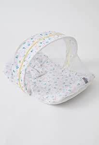 Portable Baby Bed with Mosquito Net – Breathable Infant Travel Mattress ...