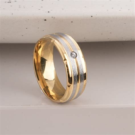 Buy Splendid Demi-Fine Gold Silver Ring For Men – PALMONAS