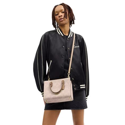 Coach Maggie Small Tote Bag In Signature Canvas Gold Sand Tan – Sole Lab