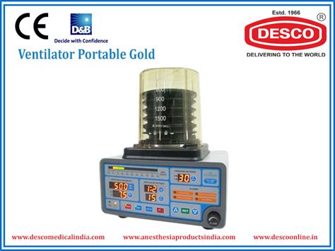 Anaesthesia Ventilator Machine Gold - Manufacturers & Exporters India