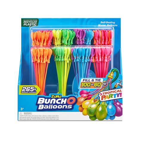 Bunch O Balloons Tropical Party 8pk Self Sealing Water Balloons ...