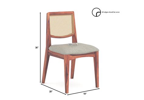 Buy Rio Dining Chair (Teak Finish) Online in India | UrbanWood