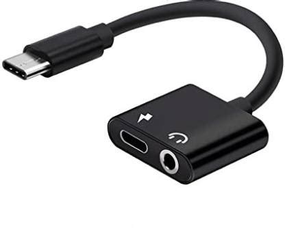 ASTOUND Black 2 in1 Dual Port Cable Adapter 3.5mm Earphone Aux Jack ...