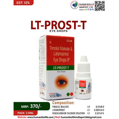 LT PROST T EYE DROPS Human Biolife India Pvt. Ltd.