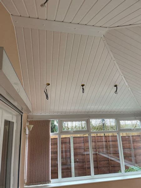 Image result for How to Install Ceiling Cladding in a Conservatory
