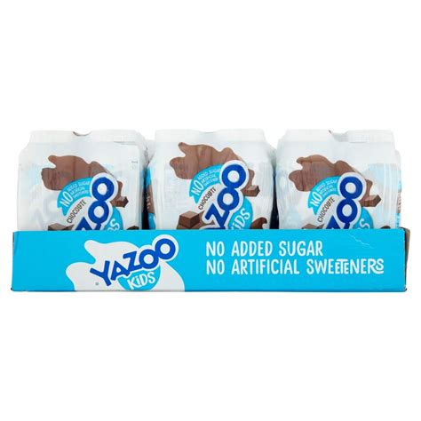 Buy YAZOO KiDS No Added Sugar Chocolate Milk Drink, 200ml (Pack of 24 ...