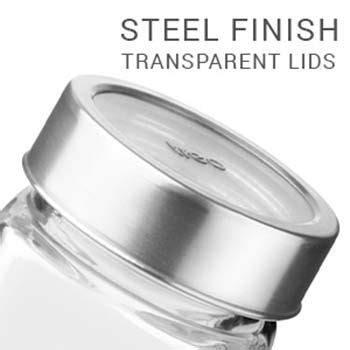 Buy Treo Cube Storage Glass Jar - With Lid, Highly Durable Online at ...