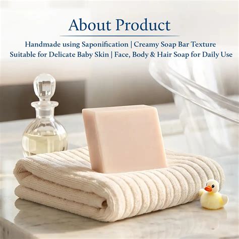Mridu Snan Baby Soap With Ghee and Coconut Oil Tear Free | Blue Nectar